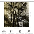 thumbnail image 2 of Death Note 4PCS Bathroom Sets Shower Curtain Sets with Toilet Lid Cover, U-Shaped Mat And Bath Mat, 2 of 8