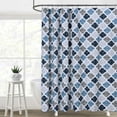 thumbnail image 7 of Yesfashion Shower Curtain with Quatrefoil Design, Geometric Printed Shower Curtain, Cotton Blend Shower Curtain for Bathroom, 7 of 7