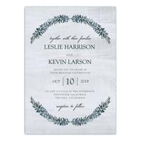 Wedding Invitations Product Image Personalized Wedding Invitation Rustic Romance 5 X 7 Flat