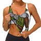 thumbnail image 3 of Fotbe Fishing Gnome Sujetador Deportivo Largo sin Aros para Mujer con Almohadillas y Soporte Medio, Transpirable y Absorbente, Camiseta Tipo Chaleco o Tank Top-Small, 3 of 8