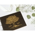 thumbnail image 5 of Darling Souvenir Personalized Engraved Laser Cut Wedding Guest Book Wooden Cover Sign-in Book Registry Guestbook Scrapbook-7D, 5 of 7