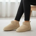 thumbnail image 6 of Cushionaire Hip 2 Genuine Suede Ankle Boots for Women, Cozy Faux Shearling Lining Pull On Winter Womens Boots, 6 of 18