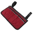thumbnail image 1 of Wheelchair Side Bag, Multifunctional Large Capacity Wheelchair Pouch Bag Waterproof Polyester Multi Pocket Design Wheelchair Side Pocket for Outdoor Mobile Chair, 1 of 7