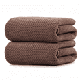 thumbnail image 1 of Toallas De Baño Completo Grande 70 × 140 cm, Color Marrón, 1 of 5