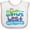 White and Pink, variant on Inktastic My Daddy is the Worlds Best Math Teacher Boys or Girls Baby Bib