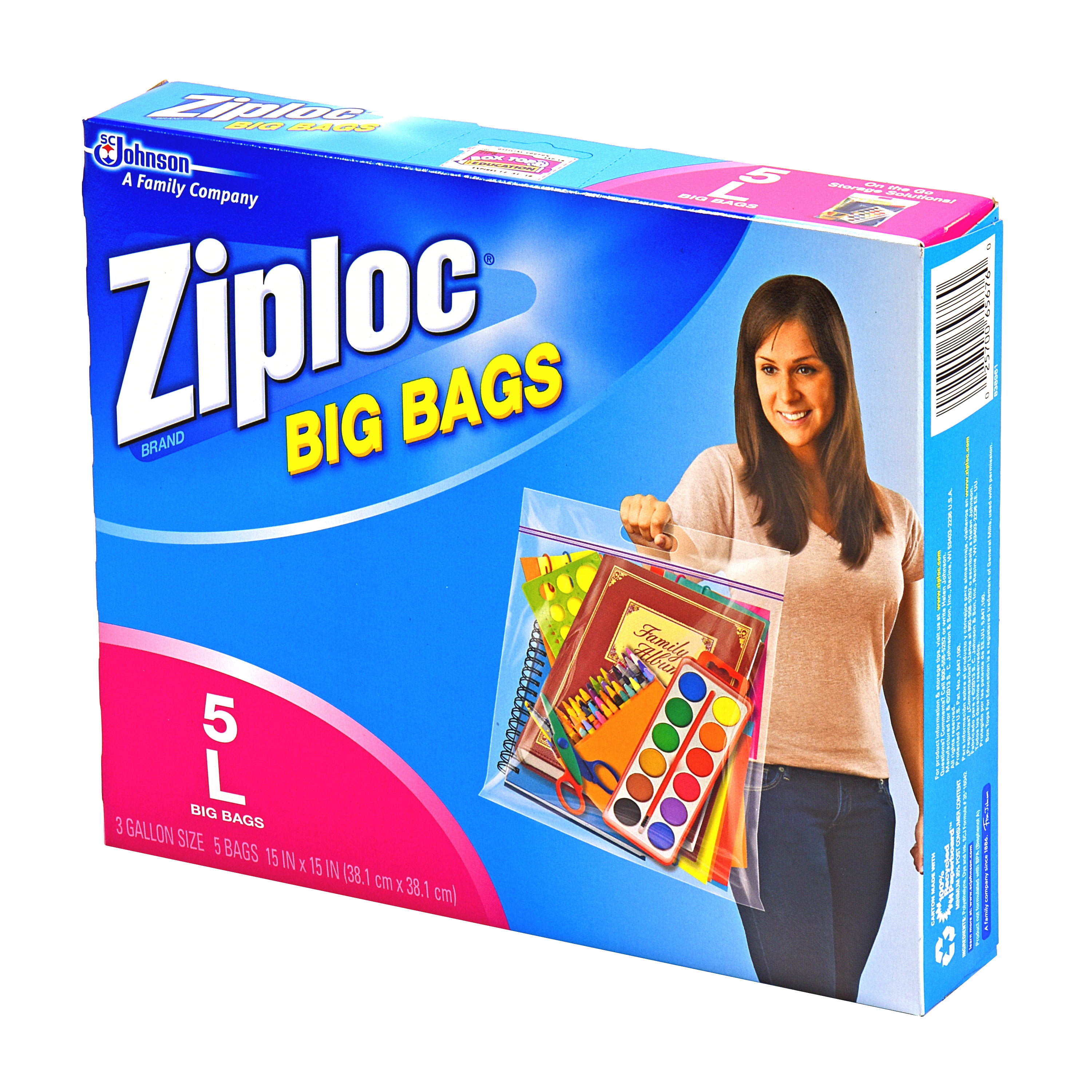 biggest zip lock bag