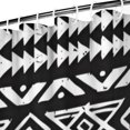 thumbnail image 3 of Black Geometric Diamond Triangle Pattern Shower Curtain 72"x84" ,Bathroom Decorative Shower Curtains Set with 12 Hooks,Modern Waterproof Washable Shower Curtain, 3 of 6