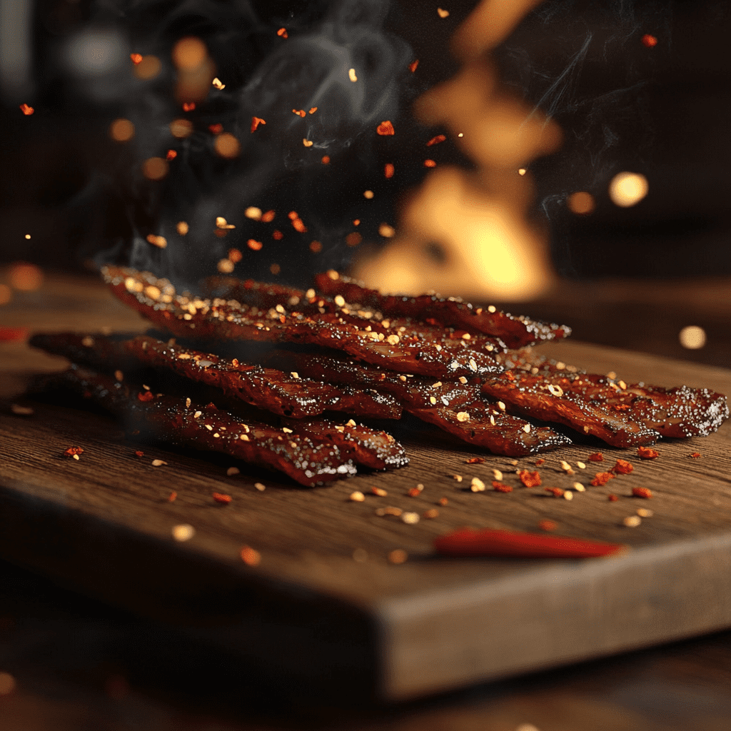 Salmon Jerky Made From Wild Canadian Smoked Salmon Spicy Flavored 2 Pack