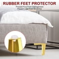 thumbnail image 3 of Patas de sofá de metal de 4 pulgadas de Uxcell para reemplazo de muebles, paquete de 8 en dorado, 3 of 5