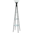 thumbnail image 1 of Mainstays Torchiere Floor Lamp with Black Storage Shelves, 1 of 1