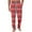 26# Red, variant on SnnmBlm Men's Cotton Super Soft Flannel Plaid Pajama Pant Beige XL