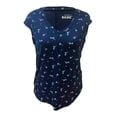 thumbnail image 1 of Blusa Simply Basic Talla CH Estampado Flores Marino, 1 of 4