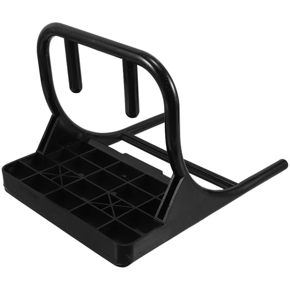 KONTONTY Nylon Canoe Motor Mounting Bracket for Boat Use Black Stable Easy Installation