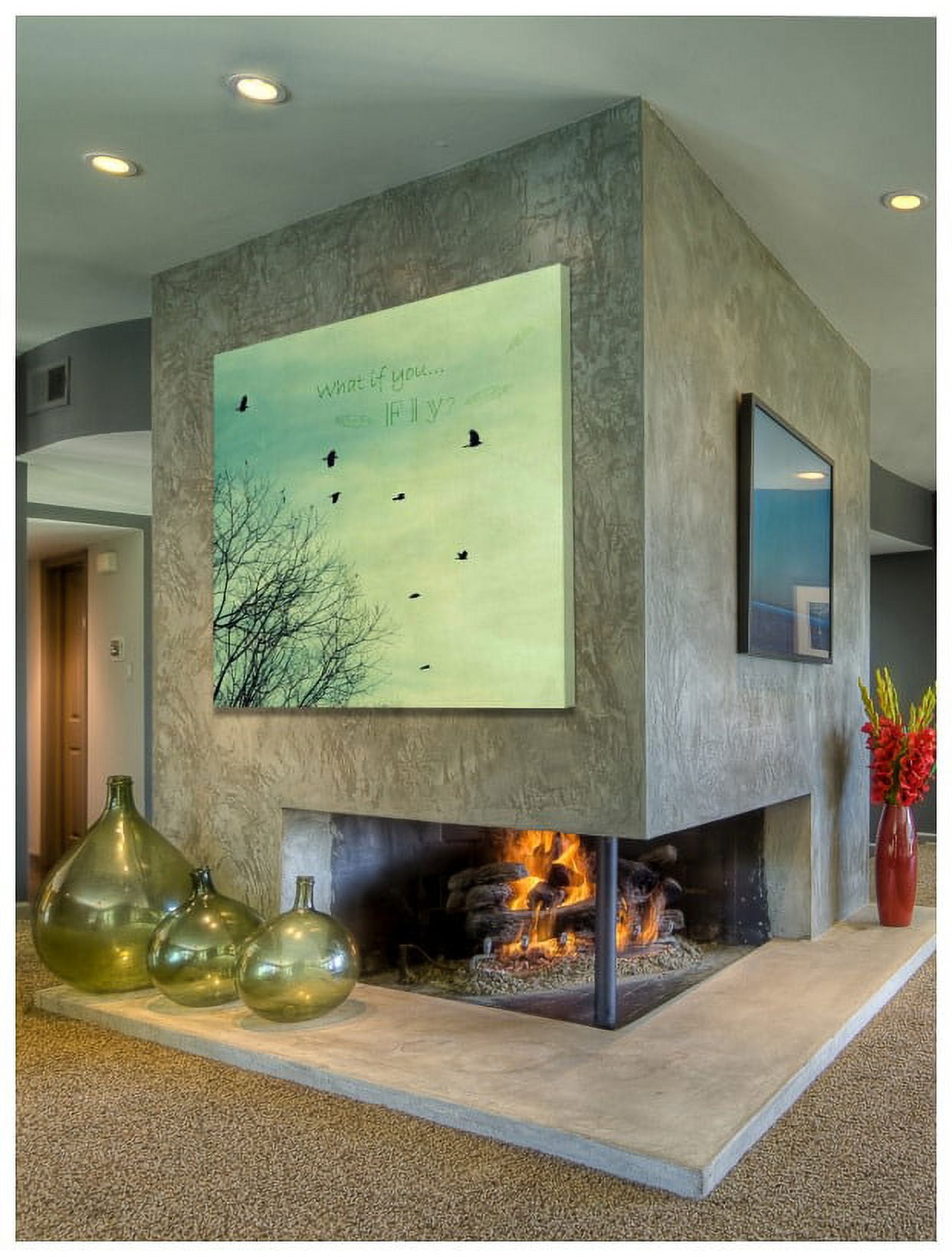 Marmont Hill "What If You Fly" by Robert Dickinson Painting Print on Canvas