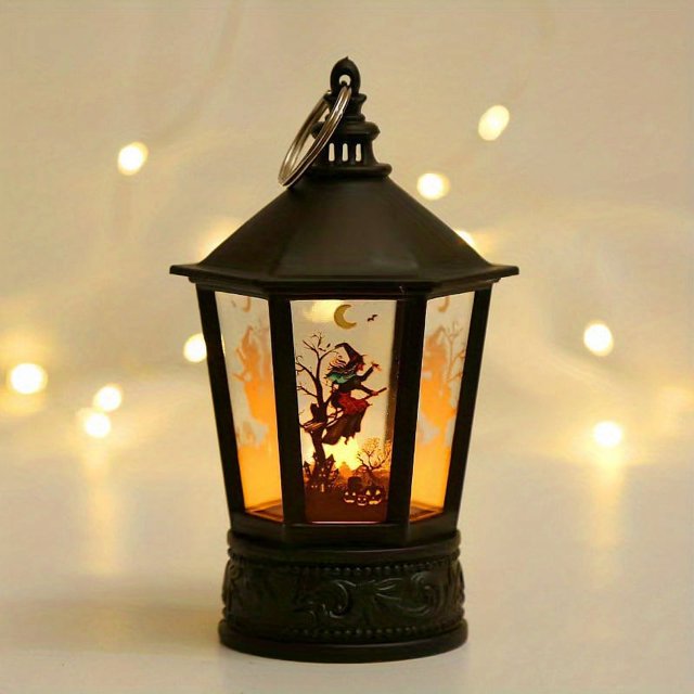 1pc LED Electronic Candle Pumpkin Lantern for Halloween, Easter, and Ghost Festival Decorations