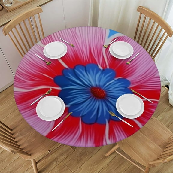 HAOXIT Mexican Oilcloth Tablecloth - Round Tablecloths | Outdoor Tablecloth Waterproof cover | Hules 31-35