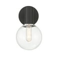 thumbnail image 3 of Matte Black One Light Wall Sconce from the Wright Collection, 3 of 5