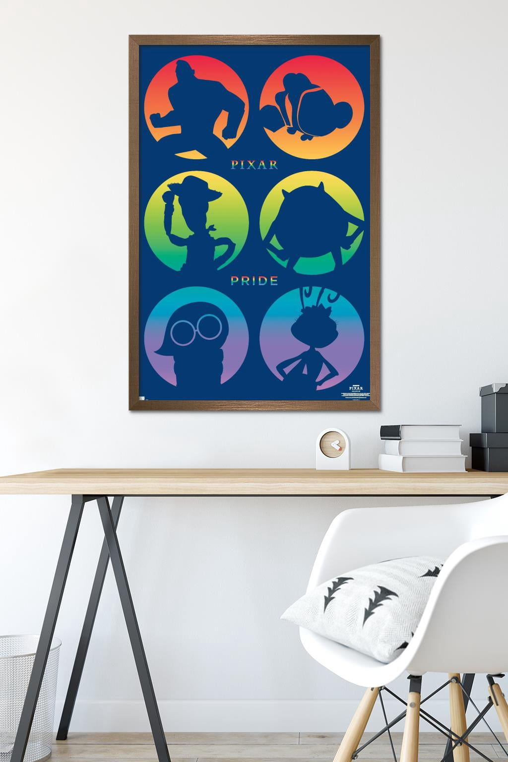 Disney Pixar - Character Pride Wall Poster, 22.375" x 34" Framed