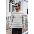thumbnail image 4 of COOFANDY Men's Long-Sleeve Crewneck Sweater | Soft Slim Fit Knit Sweater Pullover for Fall Winter and Business Casual & Everyday Wear, 4 of 8