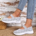 thumbnail image 6 of UDAUDU Womens Orthopedic Shoes Arch Support Slip on Non Slip Golf Shoes Breathable Mesh Stretch Business Casual Shoes Comfort 2026 Orthopedic Shoes Gray 9 Wide, 6 of 8