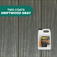 thumbnail image 2 of DEFY Extreme Wood Stain and Sealer in One - 1 Gallon Semi-Transparent Waterproof Coating for All Wood Types - Gray, 2 of 6