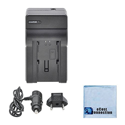 Chargeur de Remplacement EN-EL23 pour Maison/voiture Pro pour Nikon + eCostConnection Chiffon en Microfibre