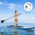 thumbnail image 4 of Goplus 10.5’ Inflatable Stand Up Paddle Board 6" Thick SUP W/Carrying Bag Aluminum Paddle, 4 of 12