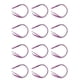 thumbnail image 2 of Mechones de pelo de colores brillantes con rastas y purpurina, extensiones de pelo brillantes, oropel morado, 2 of 10