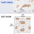 thumbnail image 5 of 1 Pack 20'' x20" Satin Table Napkins Dinner Napkins for wedding Party Decoration events Cute Capybara Pattern, 5 of 6