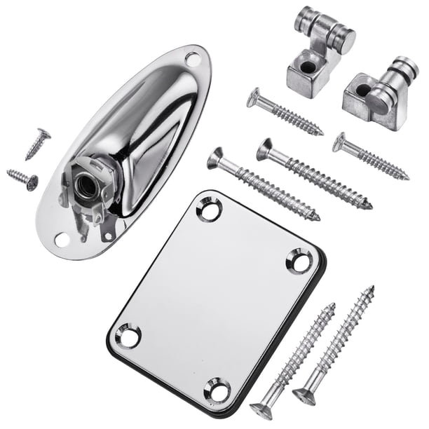 Árbol de cuerdas de guitarra con tornillos, accesorios de hardware para placa de pastilla de guitarra, fácil Estilo E
