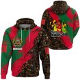 thumbnail image 4 of Sudadera con capucha y estampado del emblema nacional de Marruecos para mujer, estilo Harajuku, con estampado 3D de la bandera marroquí, sudadera con cremallera y manga larga, 4 of 4