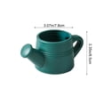 thumbnail image 3 of Uscallm Plastic Vase Decorative Flower Pot For Dry And Wet Flower Arrangement Imitation Rattan Woven Watering Can Style Container Imitation Porcelain Glaze Finish, 3 of 6