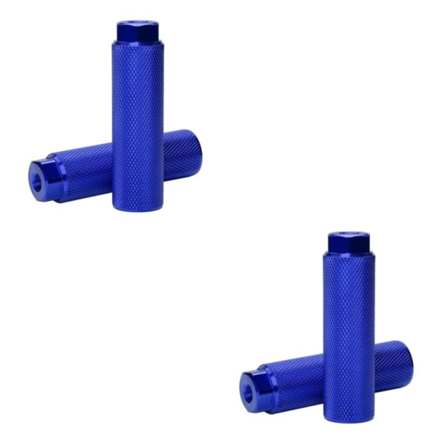 Guardoinrt 2pcs Bike Foot Pegs Designed For Adventure Aluminum Alloy For Endurance blue 2Set