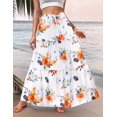 thumbnail image 4 of Zeagoo Women's Skirts with Pockets Flowy A Line Skirts for Womens 2025 Casual Maxi Skirts High Waisted Skirts for Women Tiered Skirts, 4 of 7