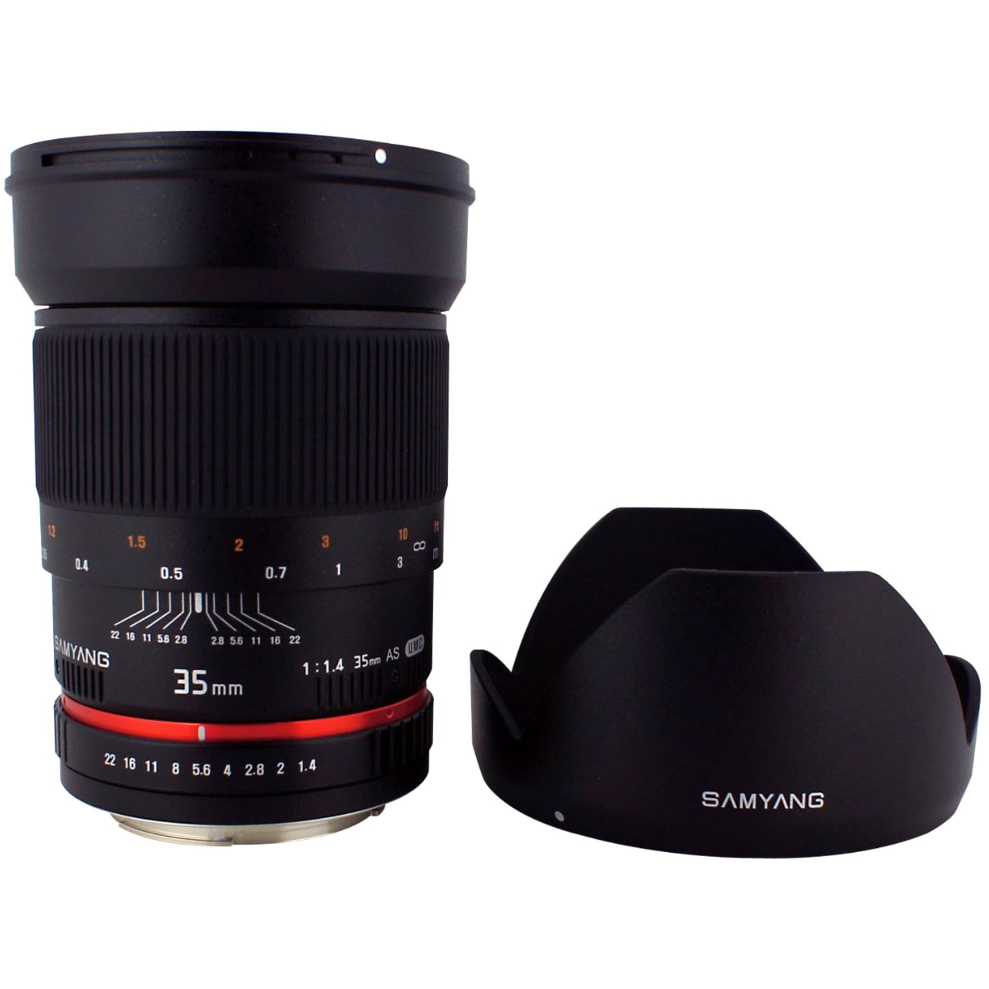 Black Samyang Lens Hood for 16 mm/24 mm and 35 mm Lenses