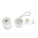 thumbnail image 3 of Greeniant Bomba de aire eléctrica de plástico, portátil, 5V, 4500K, 13,5 W, 1300mAh, banco de energía, Camping, senderismo, inflador de neumáticos de carpas Blanco Greeniant OD025445-01B, 3 of 6