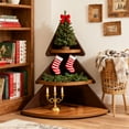 thumbnail image 6 of FeiFu Christmas Tree Shaped Corner Desktop Multi Layer Storage Rack for Kitchen Office Decor Tripod Holds Cups Plants Small Items Festive Design, 6 of 6