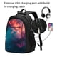 thumbnail image 2 of Fotbe Cosmic Paint Swirl Mochila con Estampado y Puerto USB para Hombre y Mujer, Mochila Antirrobo, Mochila de Viaje, Mochila Escolar, Mochila Universitaria, 2 of 7