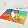 thumbnail image 2 of Rainbow Tie Dye Ink Pattern Blanket,Comfortable Soft Flannel Throw Blanket,All Season,Warm Lightweight Blankets for Sofa Bed Couch Living Room Chair,30"x40", 2 of 4