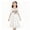 White, variant on Girls Cottagecore Floral Embroidered Dress Square Neck Puff Sleeve A-Line Midi Dress Vintage Prairie Style Princess Dress for Kids Oktoberfest Casual Party Occasions(White,12 Years)