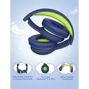 Kids Headphones for School Home Tablet Travel, Sharing Sounds Function, Foldable Wired Kids Headphones with Microphone