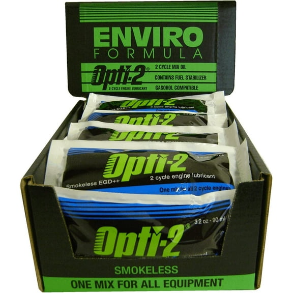 Opti-2 2 Cycle Oil with Fuel Stabilizer 3.2 Oz., pack of 28