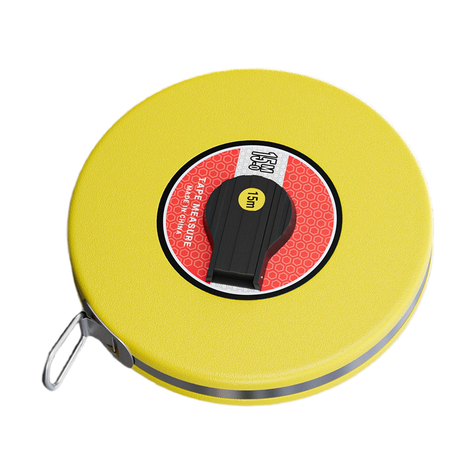 Reinforced Fiberglass Tape Measure Featuring ABS Impacts Resistant Case and Hand Crank Operate for Enhances Durability