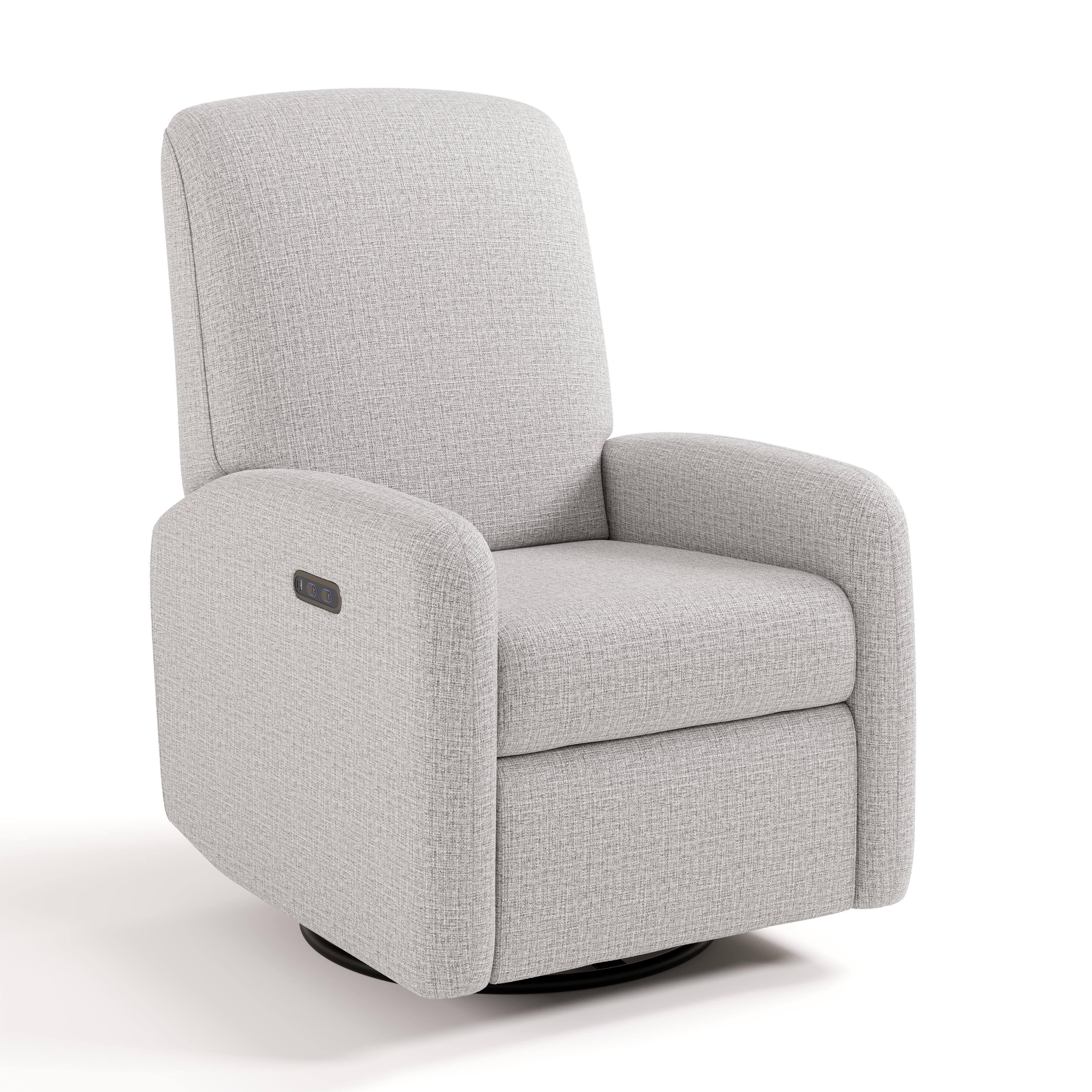 Graco Bellwood Power Recliner Swivel Glider, Steel Basketweave