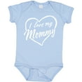 thumbnail image 3 of Inktastic I Love My Mommy in White Chalk Heart Boys or Girls Baby Bodysuit, 3 of 5