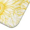 thumbnail image 5 of Microfibre Drying Mat for Kitchen Cute Yellow Sunflower Dish Drying Drainer Mat Absorbent Drying Mat Washing Up for Glass, Plate & Cup 16inch X 18inch, 5 of 7
