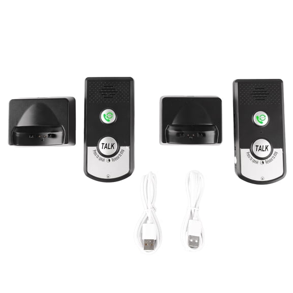 Falleo Clearance Wireless Intercom Doorbell Two Way Voice Intercom System for Home Elederly Hospital Patient Nurse