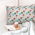 thumbnail image 4 of Cauagu Christmas Hohoho 1 Print Pillow Covers with Envelope Closure,1PC Pillow Cases Decorative Pillow Case for Bed & Couch, Pillows Not Included-14"x20", 4 of 6