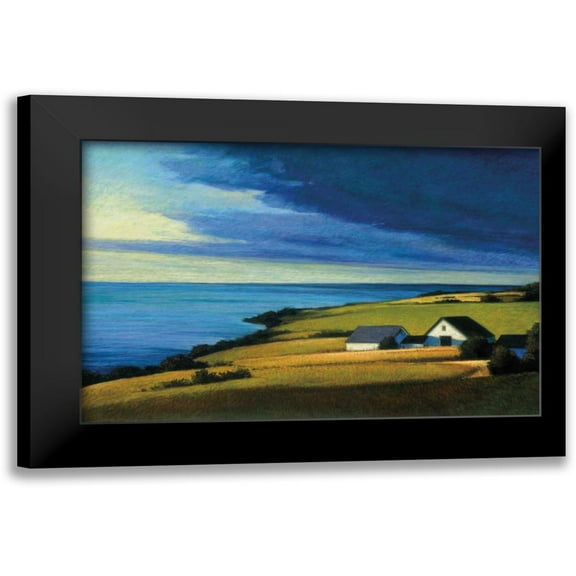 Wadlington, Sandy 14x11 Black Modern Framed Museum Art Print Titled - Passing Storm Prince Edward Island