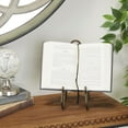 thumbnail image 2 of DecMode 5" x 9" Brown Metal Tabletop Arched Scroll Easel, 1-Piece, 2 of 9